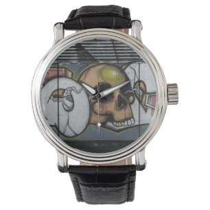 Montre Crâne de graffiti