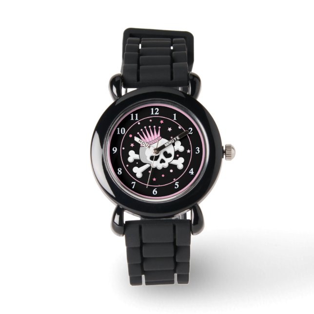 Montre Crâne de princesse mignonne (Recto)