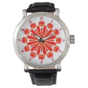 Montre "Crâne flamboyant"