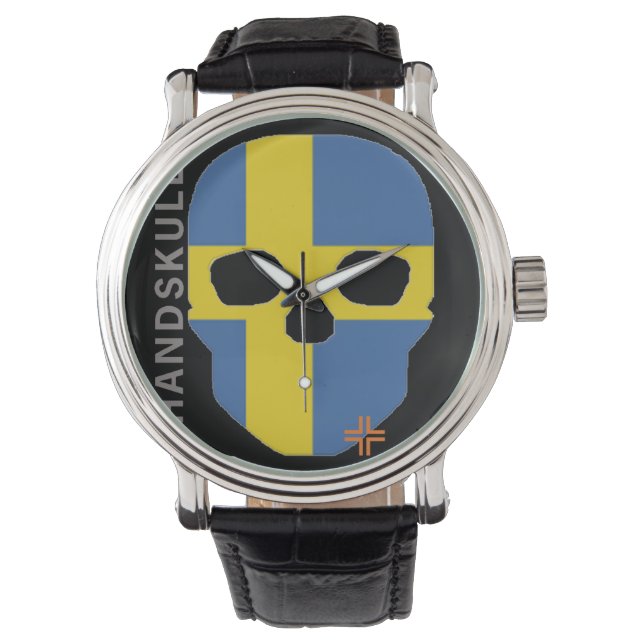 Montre-crâne Suède / Montre sport (devant)