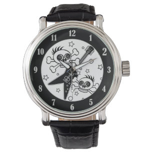 Montre Crânes de métaux lourds