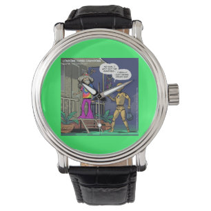 Montre Crash Test Hippie Funny Unisex Watch