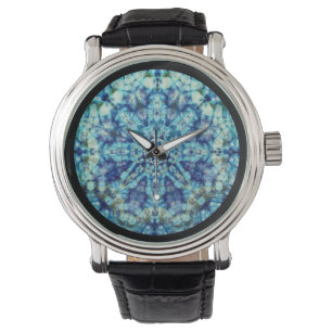 Montre Cravate Bleue Mandala