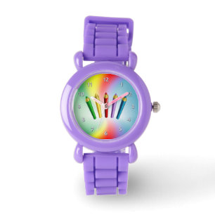 Montre Crayons de couleur