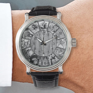 Montre Create Your Custom Photo Collage Rustic Farmhouse