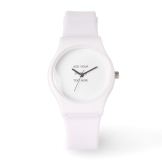 Montre Create Your Own white  Save The Date