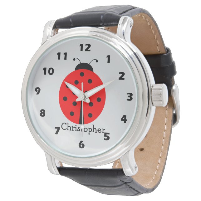 Montre Création coccinelle (Incliné)