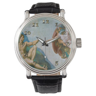 Montre Création d'Adam - Michel-Ange 1475 - 1564