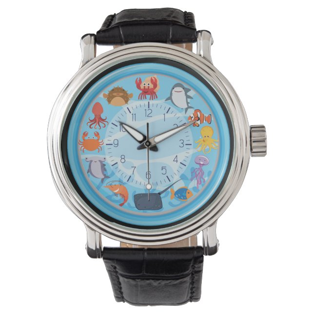 Montre Créature marine amusante (devant)