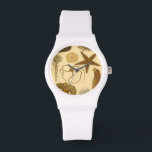 Montre Créatures sous-marines<br><div class="desc">Allez sous l'eau pour explorer la mer avec toutes ces différentes créatures marines. Cette oeuvre d'art vintage s'ajoute parfaitement aux amateurs d'anémones de mer. Obtenez votre impression artistique dès aujourd'hui sur votre produit.</div>