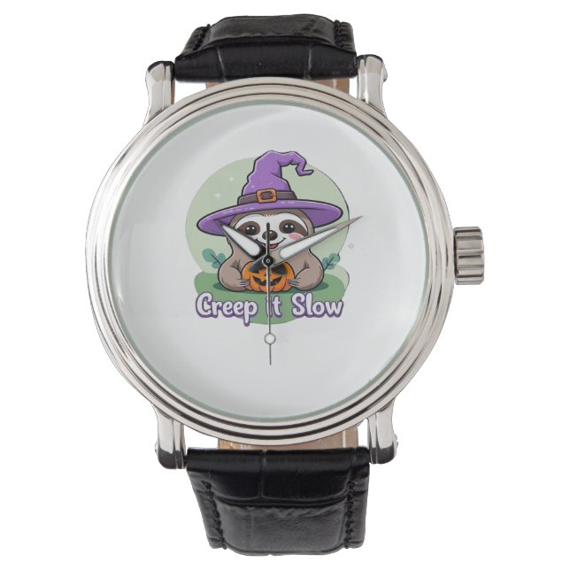 Montre Creep It Slow - Jolie chemise Halloween avec Pu (devant)