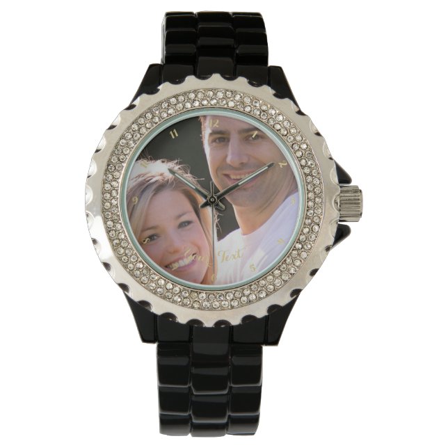 Montre Créer une photo personnalisée femme Rhinestone Bra (devant)