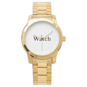 Montre Créez Votre Propre Bracelet en Or Unisexe Surdimen