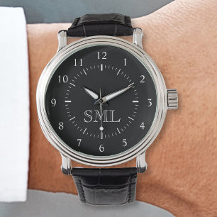 Montre Créez votre propre monogramme personnalisé personn