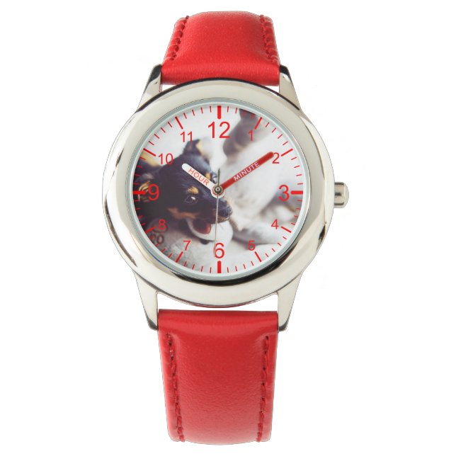 Montre Créez votre propre photo personnalisée (devant)