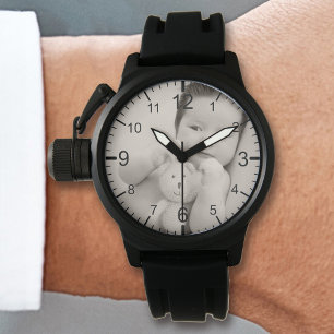 Montre Créez votre propre photo personnalisée moderne