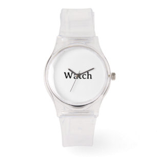 Montre Créez Votre Propre Sangle en Silicone Personnalisé