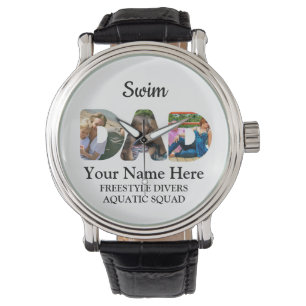 Montre Créez votre propre sport papa photo collage natati