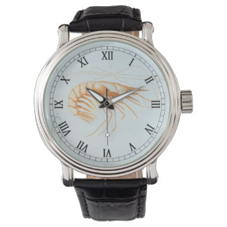 Montre Crevettes vintages, Vie Marine Animaux de l'océan