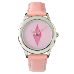 Montre cristal rose