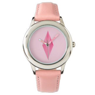 Montre cristal rose