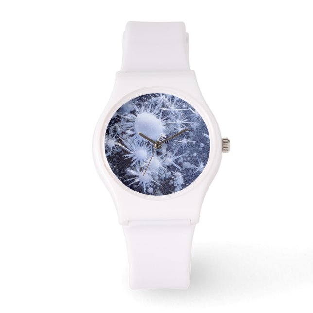 Montre cristaux de glace dans la Sierra (Recto)