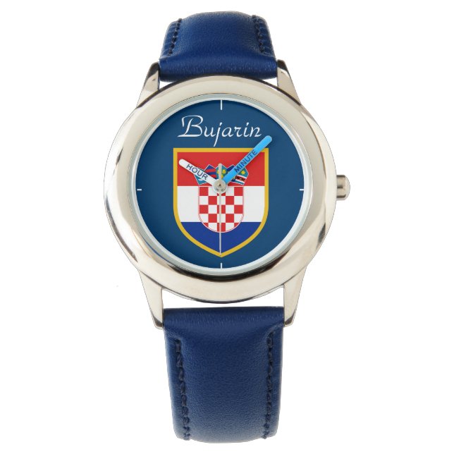 Montre Croatia Flag Personalized (devant)