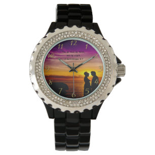 Montre Croisement de foi chrétienne avec 2 Corinthiens 5: