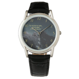 Montre Croisement de foi chrétienne avec 2 Corinthiens 5: