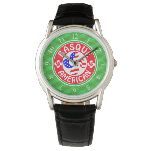 Montre Croix Basque d'Euskara Lauburu d'Américain