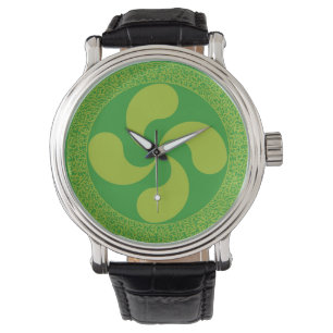 Montre Croix basque élégante et élégante : Lauburu,