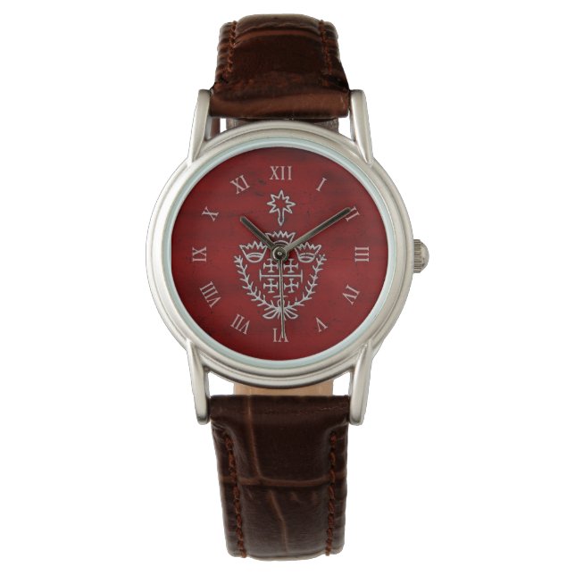 Montre Croix chrétienne de Croisé Templier de Jérusalem C (devant)