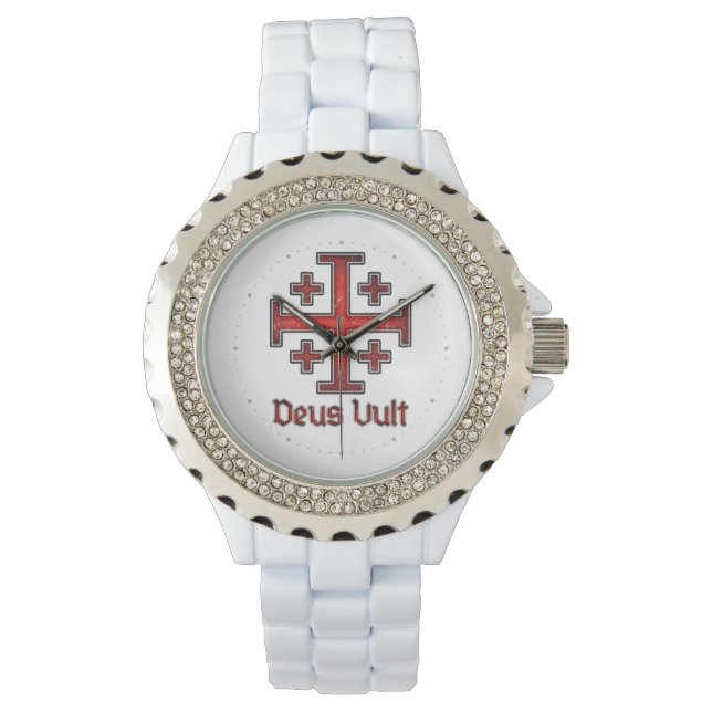 Montre Croix chrétienne du templier de Jérusalem Chevalie (devant)