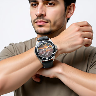 Montre Croix de foi chrétienne avec Mark 11:24