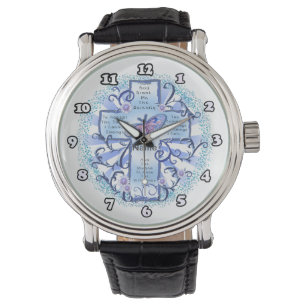 Montre Croix de Sérénité Bleue
