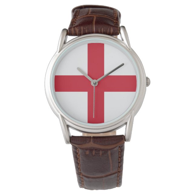 Montre Croix de St George ~ Drapeau d'Angleterre (devant)