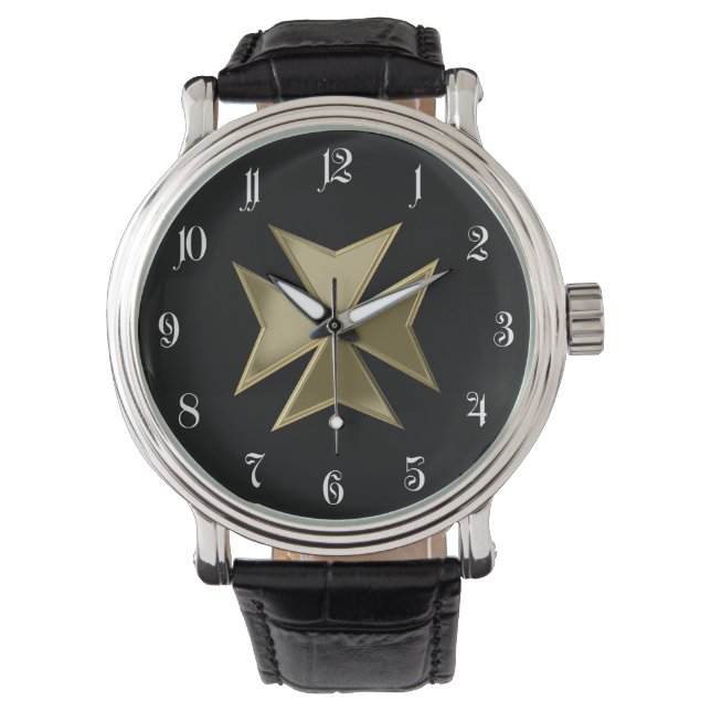 Montre Croix maltaise (devant)