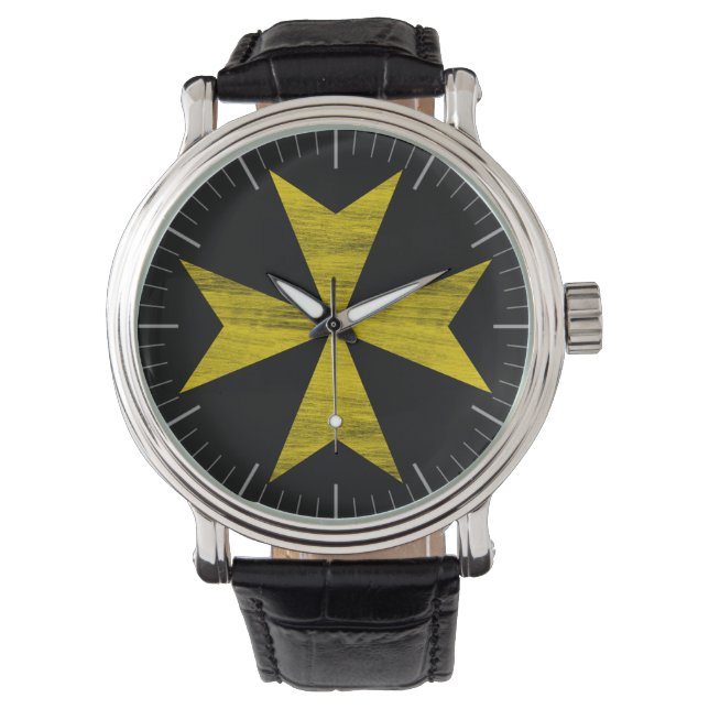Montre Croix maltaise (devant)
