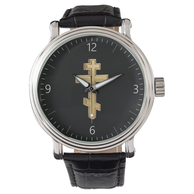 Montre croix orthodoxe (devant)