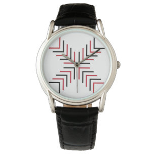 Montre Croix X (rouge et noir)