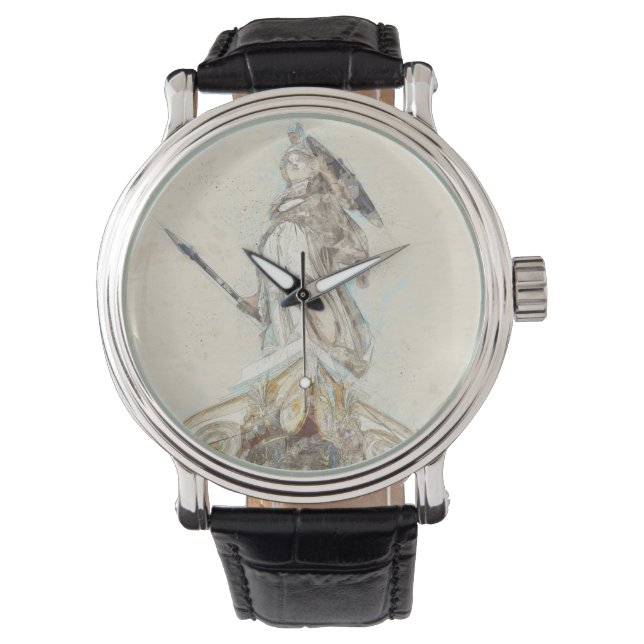 Montre Croquis de Statue de Athena Watch - Elégant grec (devant)