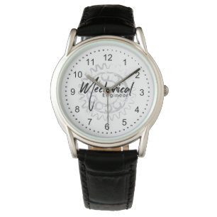 Montre Croquis d'engrenage d'ingénieur mécanique