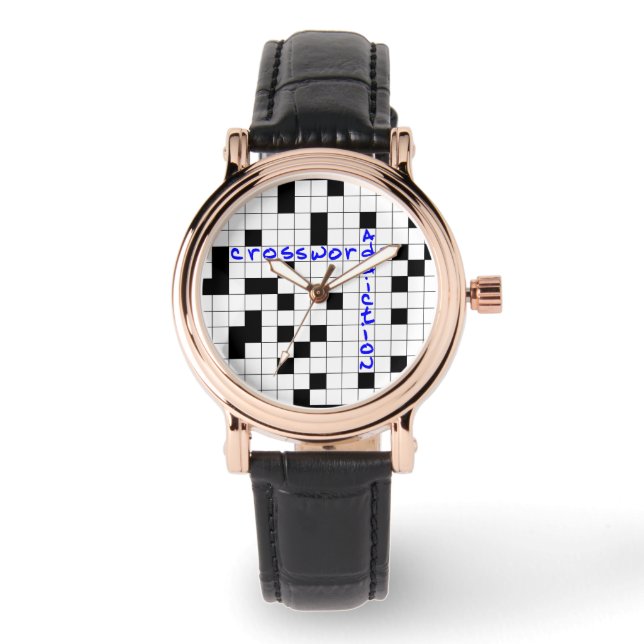Montre Crosswords addiction (Recto)