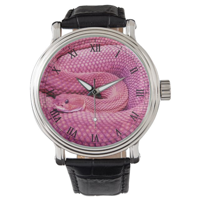Montre Crotale rose Basilisk (devant)
