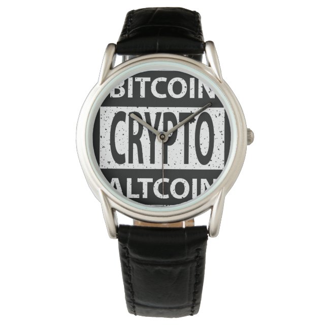 Montre Crypto Bitcoin Altcoin (devant)