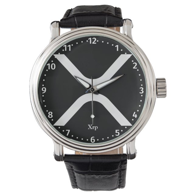 Montre crypto-monnaie XRP (devant)