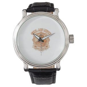 Montre Ctrl Alt Miaou Chat Joueur Tech Vintage Vectoriel