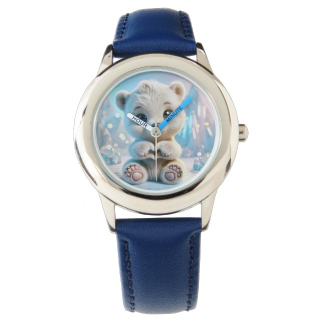 Montre Cube d'ours polaire (devant)