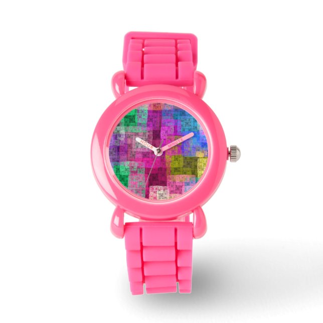Montre cubes Abstraits (Recto)