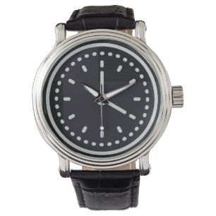 Montre Cuir Turquoise classique